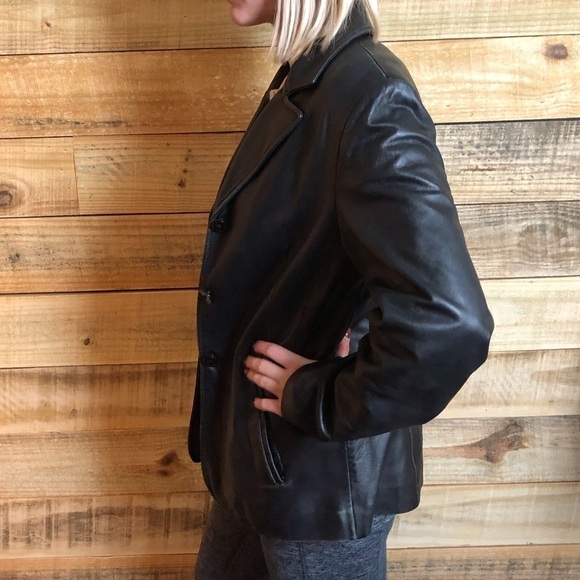 Wilson leather pelle studio leather jacket - Picture 3 of 8